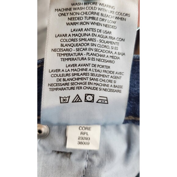 Macys' Plus Size 24WP High Rise Straight Leg Jeans Classic Fit, Old Money Style - Picture 10 of 12